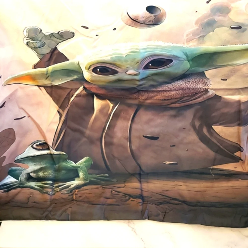 Baby Yoda 3 Piece Twin Duvet Set